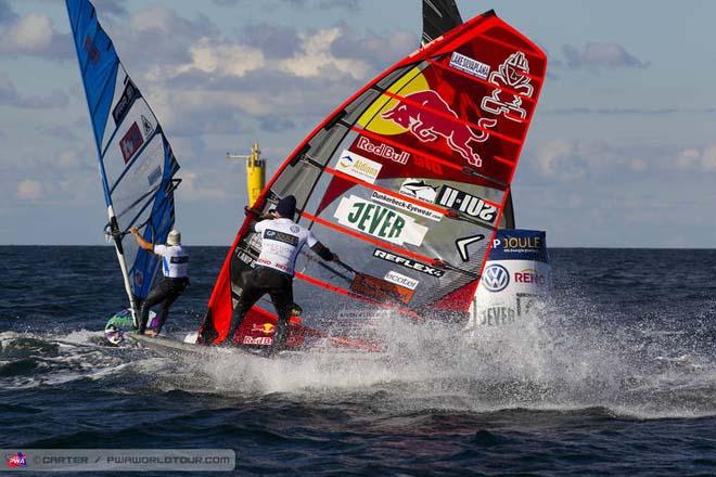 Bjorn at the mark - 2013 PWA Sylt World Cup ©  John Carter / PWA http://www.pwaworldtour.com